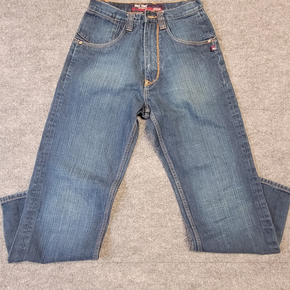 Phat Farm Relaxed Y2k Denim Jeans 30x33